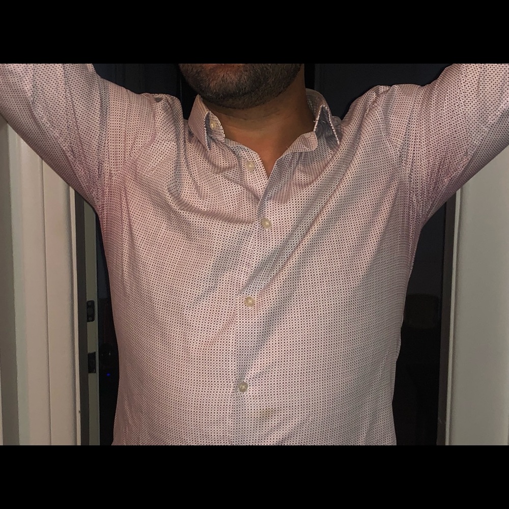 Men's extra slim fit Express shirt size L - Picture 3 of 6